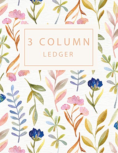 Algopix Similar Product 18 - 3 Column Ledger Record Book Account
