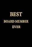 Algopix Similar Product 11 - Best Board Member Ever Lined Notebook