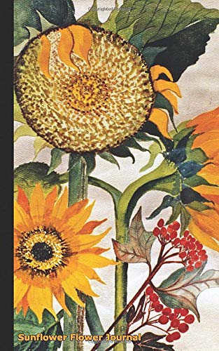 Algopix Similar Product 8 - Sunflower Flower Journal Travel