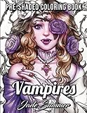 Algopix Similar Product 18 - Vampires A Grayscale Coloring Book