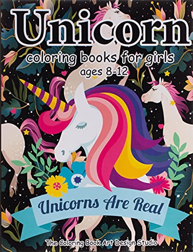 Algopix Similar Product 18 - Unicorn Coloring Books for Girls ages