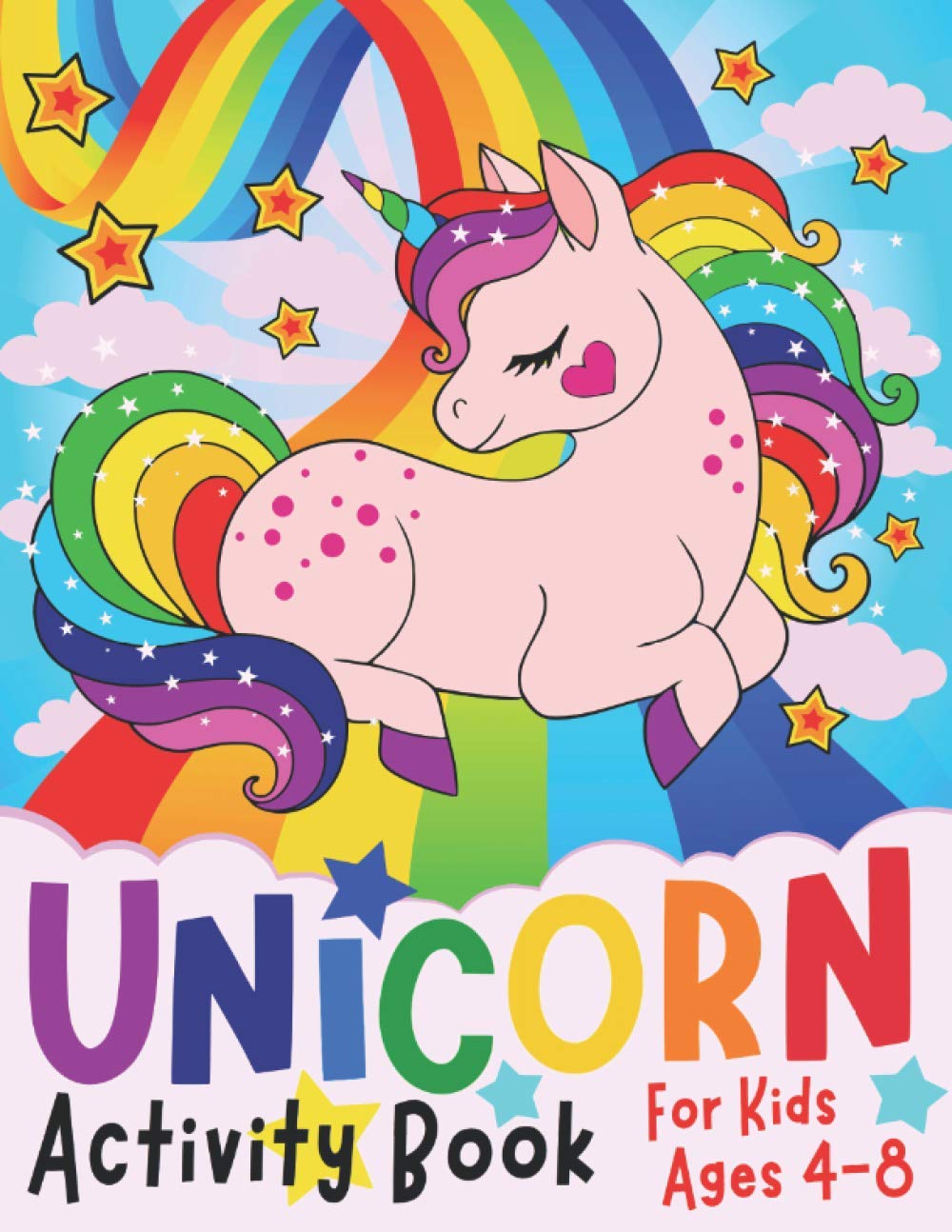 Algopix Similar Product 2 - Unicorn Activity Book for Kids ages 48