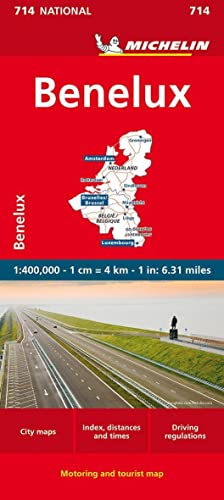 Algopix Similar Product 18 - Michelin Benelux Map 714 Belgium The
