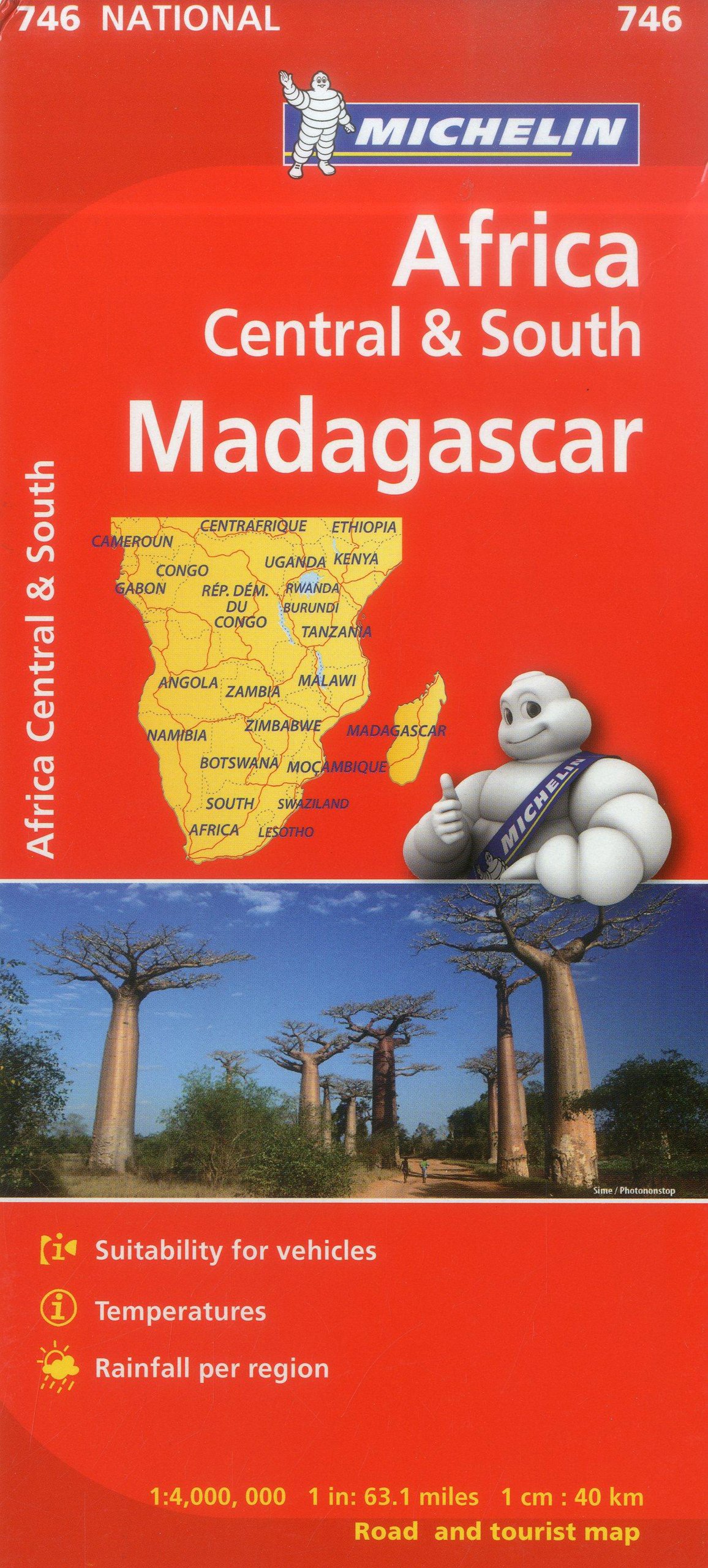 Algopix Similar Product 19 - Michelin Map Africa Central South and