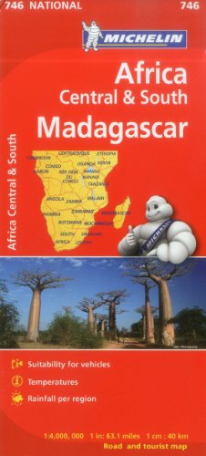 Algopix Similar Product 15 - Michelin Map Africa Central South and