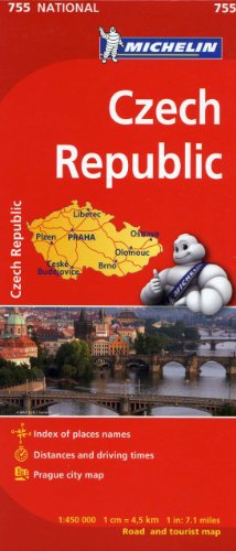 Algopix Similar Product 12 - Michelin Czech Republic Map 755