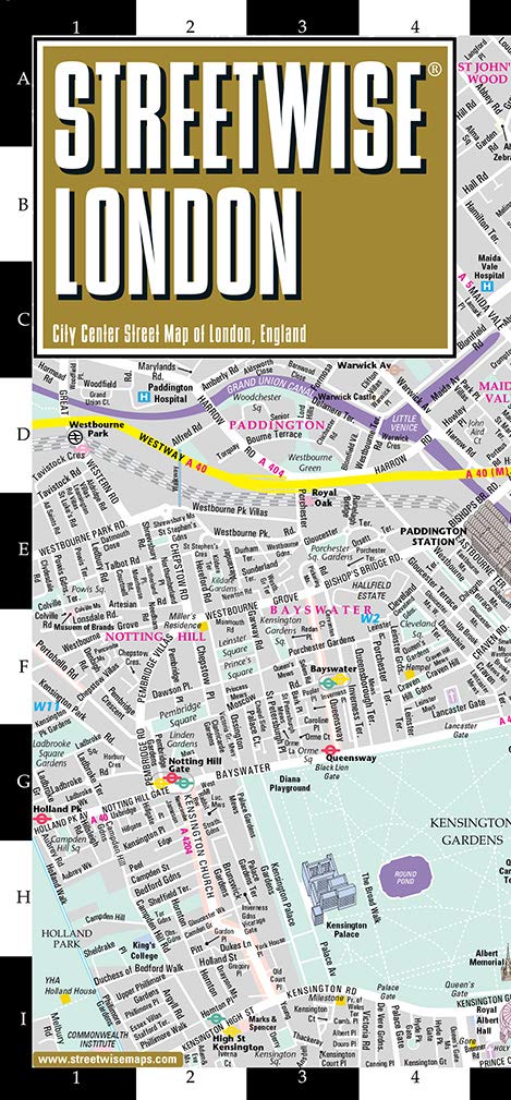 Algopix Similar Product 19 - Streetwise London Map  Laminated City