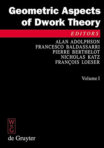 Algopix Similar Product 2 - Geometric Aspects of Dwork Theory De