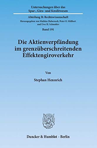 Algopix Similar Product 13 - Die Aktienverpfandung Im