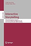 Algopix Similar Product 9 - Interactive Storytelling First Joint