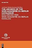 Algopix Similar Product 8 - The Archive of the SingAkademie zu