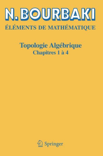 Algopix Similar Product 11 - Topologie algbrique Chapitres 1  4