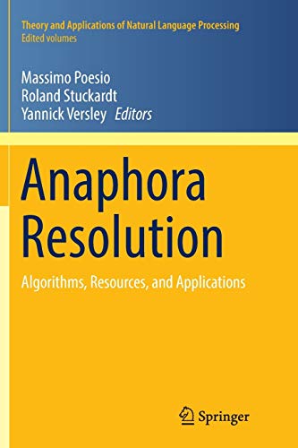 Algopix Similar Product 9 - Anaphora Resolution Algorithms