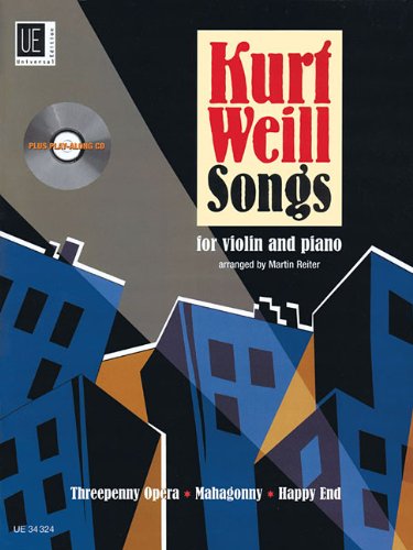 Algopix Similar Product 14 - Kurt Weill Songs Violin and Piano with