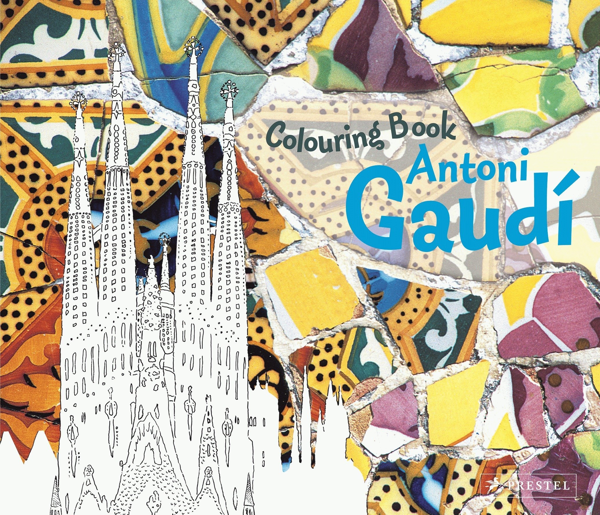 Algopix Similar Product 3 - Colouring Book Antoni Gaudi Coloring