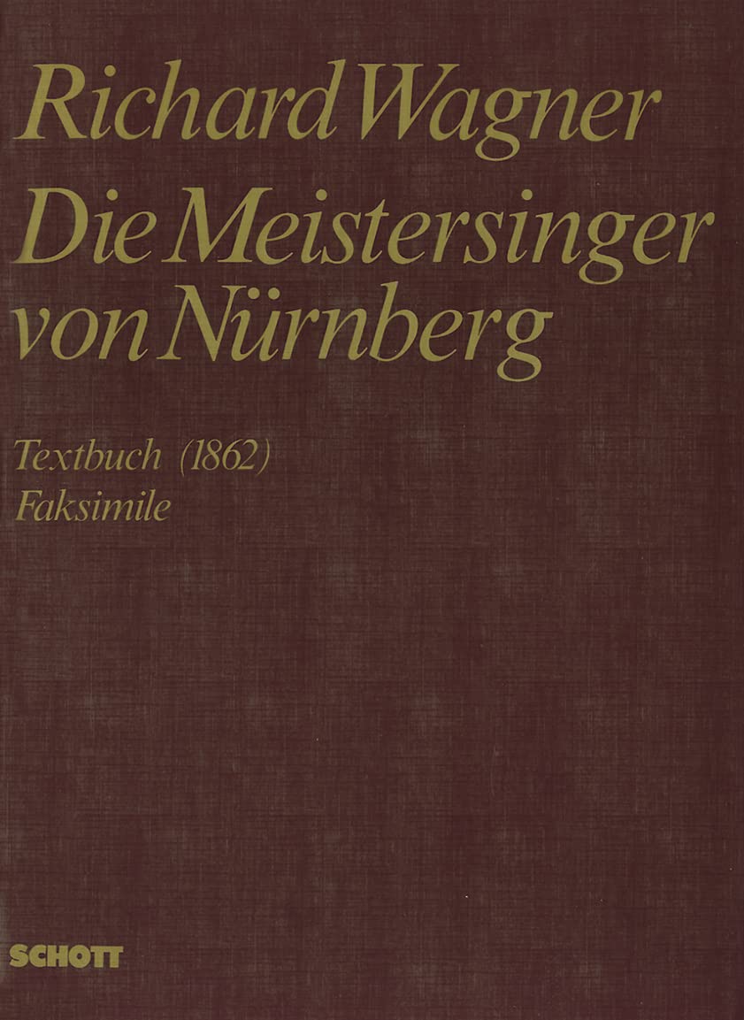 Algopix Similar Product 14 - Die Meistersinger von Nurnberg German