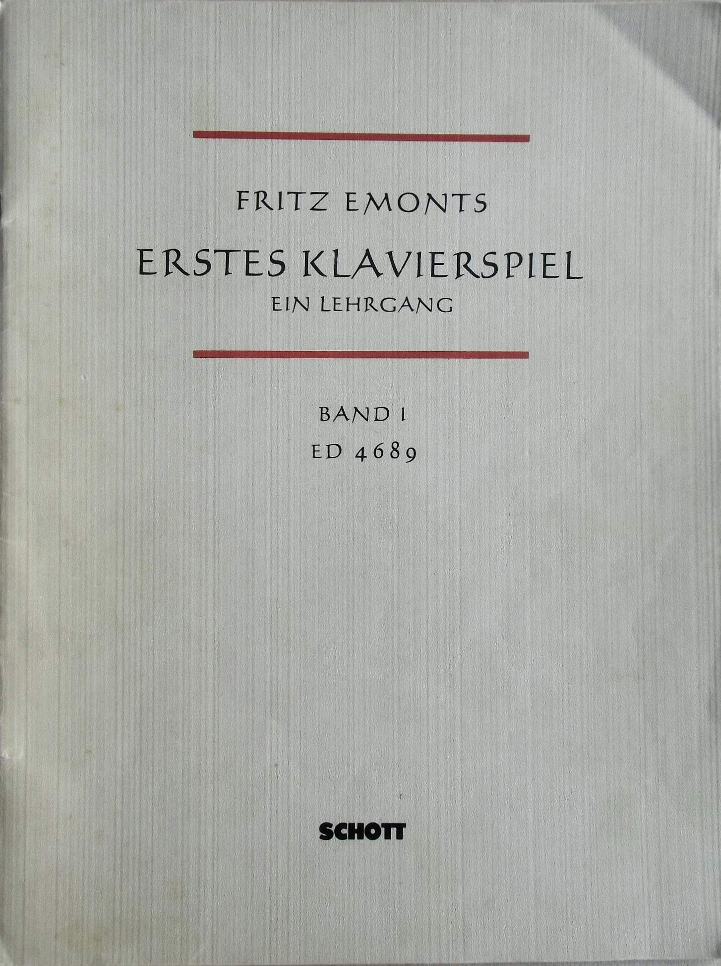 Algopix Similar Product 6 - FIRST PIANO BOOK ERSTES KLAVIERSPIEL