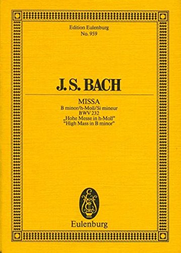 Algopix Similar Product 4 - Mass in B minor, BWV 232: "High Mass"