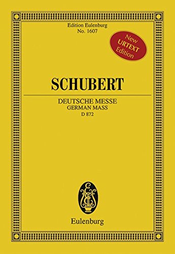 Algopix Similar Product 16 - German Mass D 872 for Mixed Choir and
