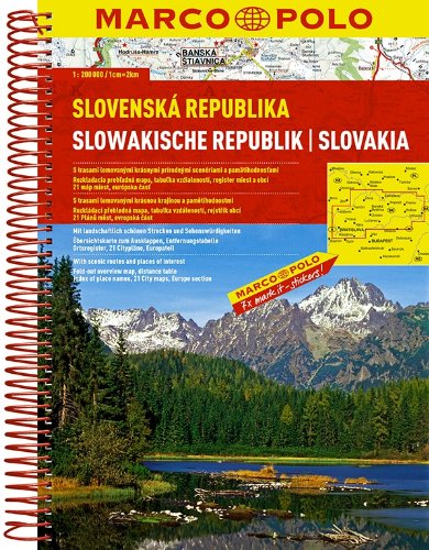 Algopix Similar Product 9 - Slovakia Marco Polo Road Atlas 1200