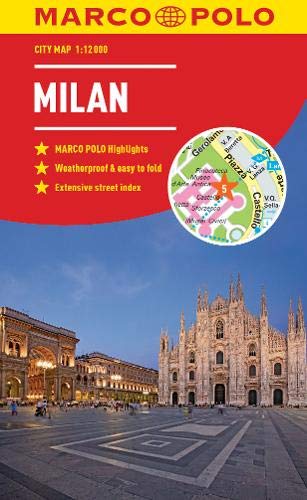 Algopix Similar Product 3 - Milan Marco Polo City Map Marco Polo