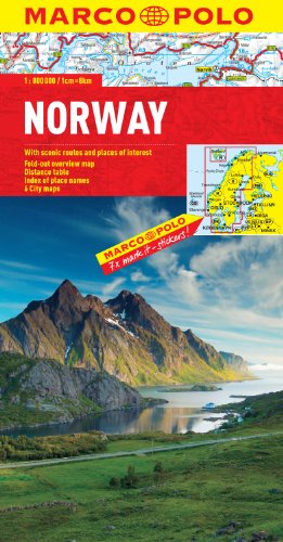 Algopix Similar Product 9 - Norway Marco Polo Map (Marco Polo Maps)