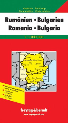 Algopix Similar Product 17 - Rumanien Bulgarien Autokarte 11 000