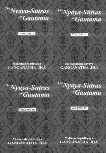 Algopix Similar Product 19 - Nyaya- Sutras of Gautama (4 Vol. Set)