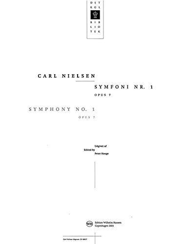 Algopix Similar Product 3 - Symphony No 1 Op 7 Full Score Carl