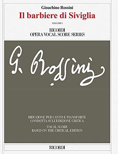 Algopix Similar Product 13 - Il barbiere di Siviglia Vocal Score
