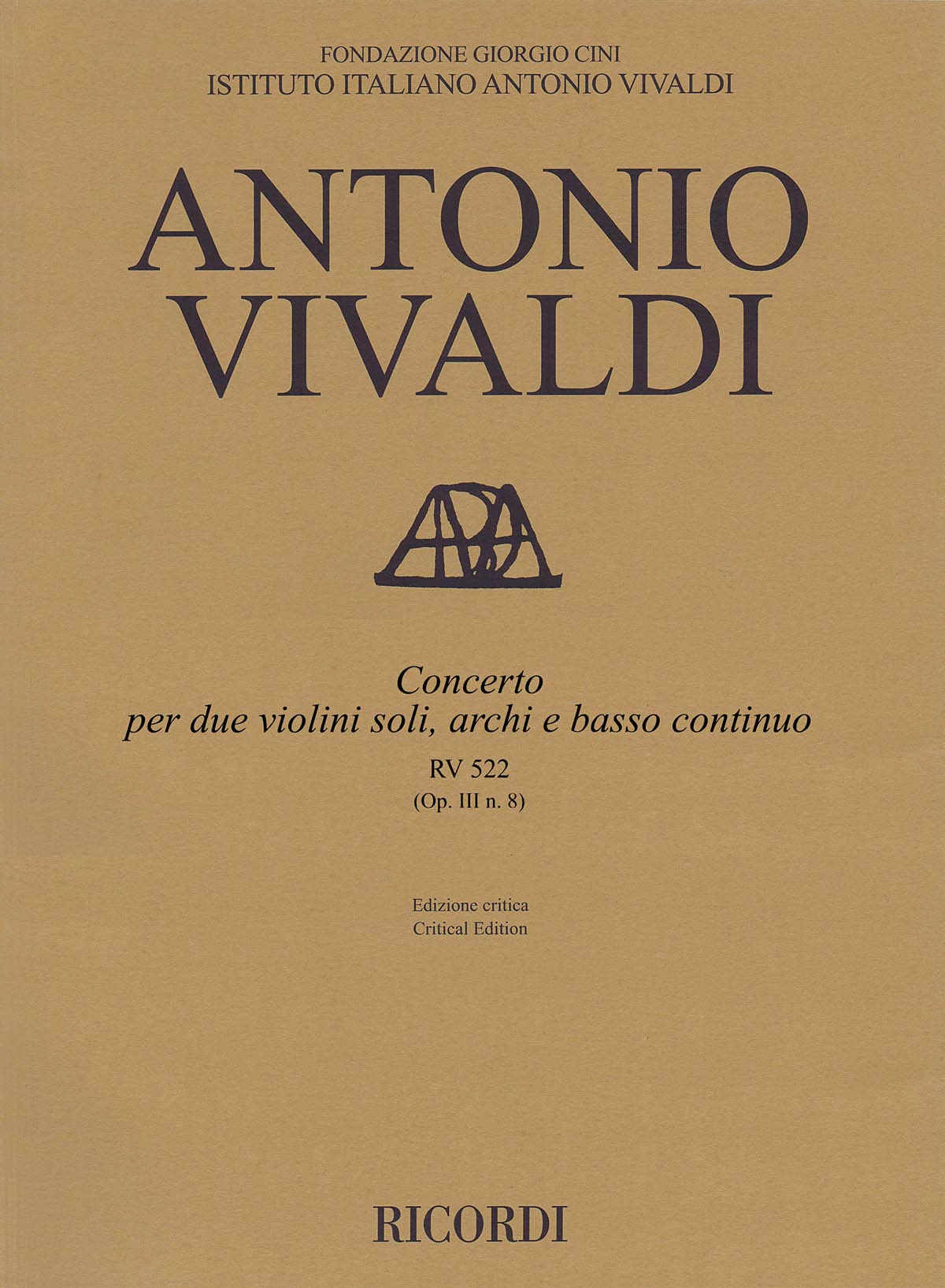 Algopix Similar Product 18 - Concerto A minor RV 522 Op III No
