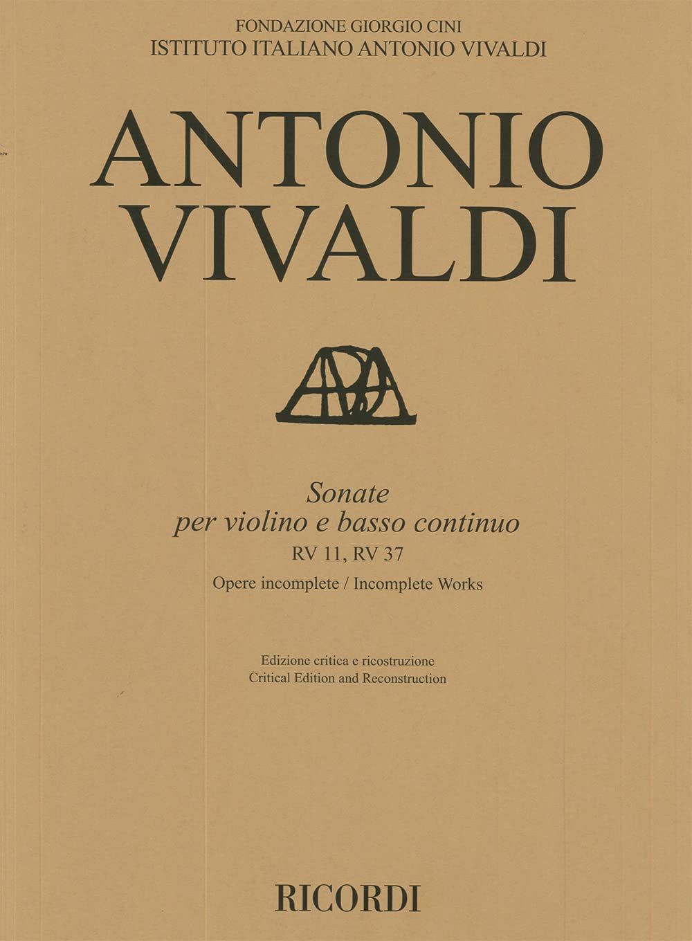 Algopix Similar Product 7 - Sonate Violin and Basso Continuo RV11