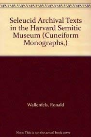 Algopix Similar Product 9 - Seleucid Archival Texts in the Harvard