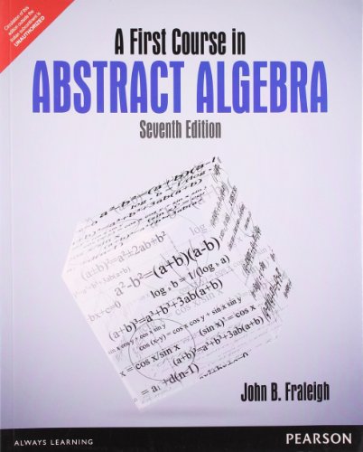 Algopix Similar Product 15 - First Course in Abstract Algebra