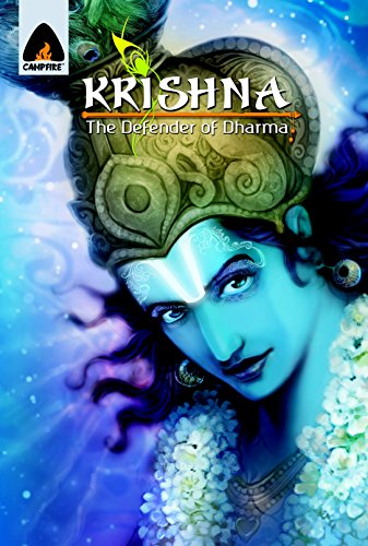 Algopix Similar Product 20 - Krishna Defender of Dharma A Graphic