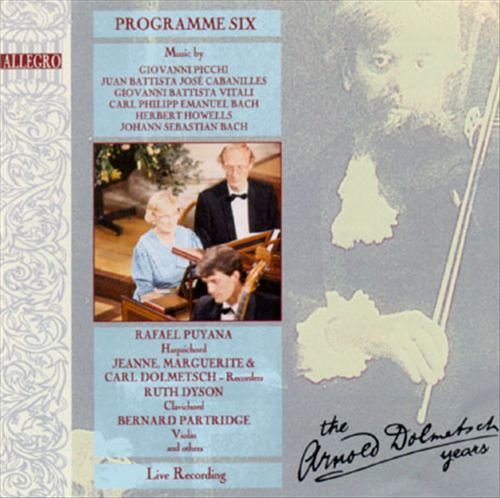 Algopix Similar Product 8 - The Arnold Dolmetsch Years, Programme 6