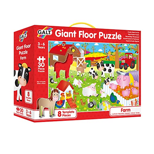 Algopix Similar Product 13 - Galt Toys Farm Floor Puzzle