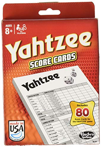 Algopix Similar Product 7 - Yahtzee 80 Score Cards