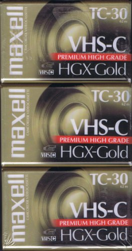 Algopix Similar Product 15 - Maxell 203090 VHSC TC30 HGX Gold