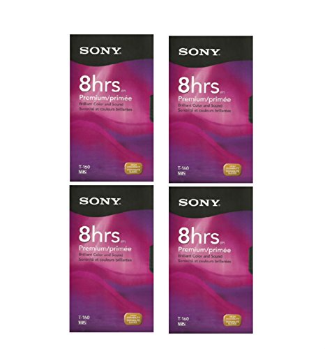 Algopix Similar Product 6 - Sony 4T160VF 160-Minute VHS 4-Brick