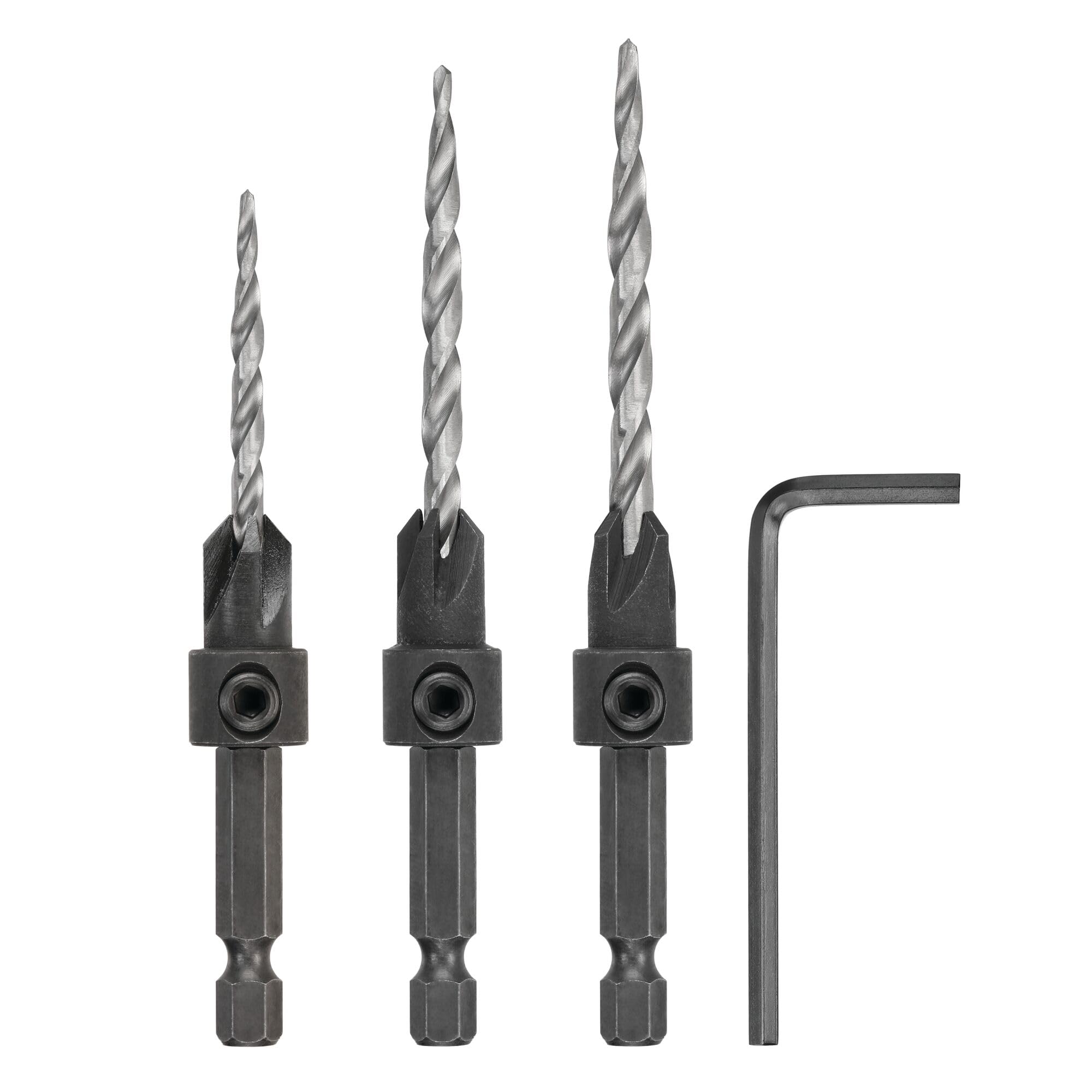 Algopix Similar Product 5 - DEWALT Countersink Drill Bit Set 6