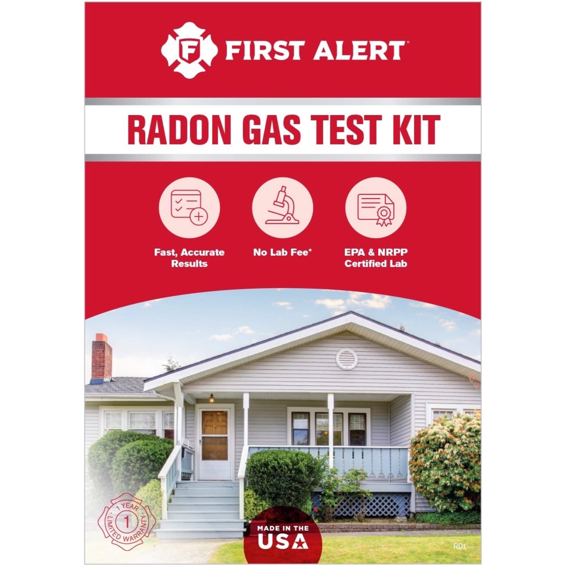 Algopix Similar Product 20 - First Alert Radon Gas Test Kit, RD1