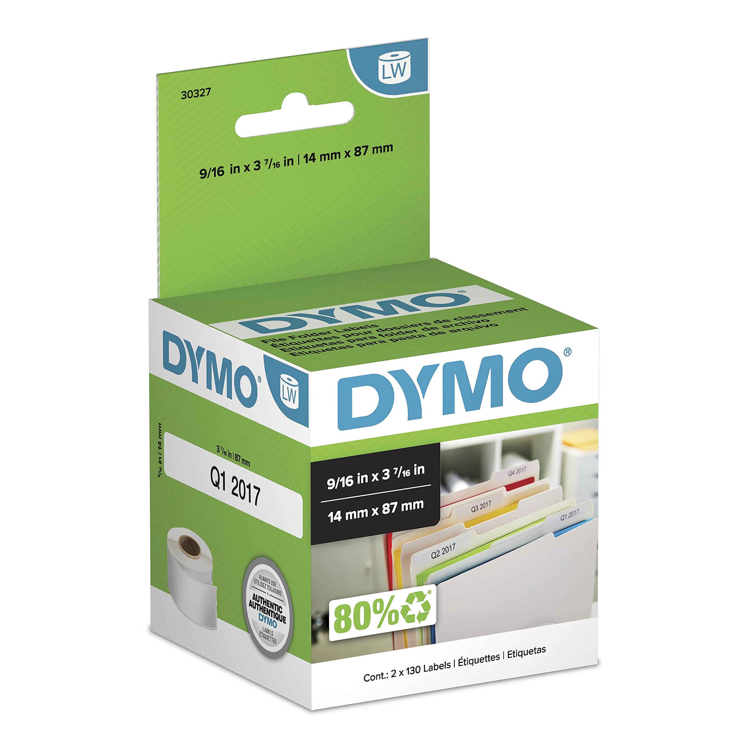 Algopix Similar Product 11 - DYMO Authentic LW 1Up File Folder