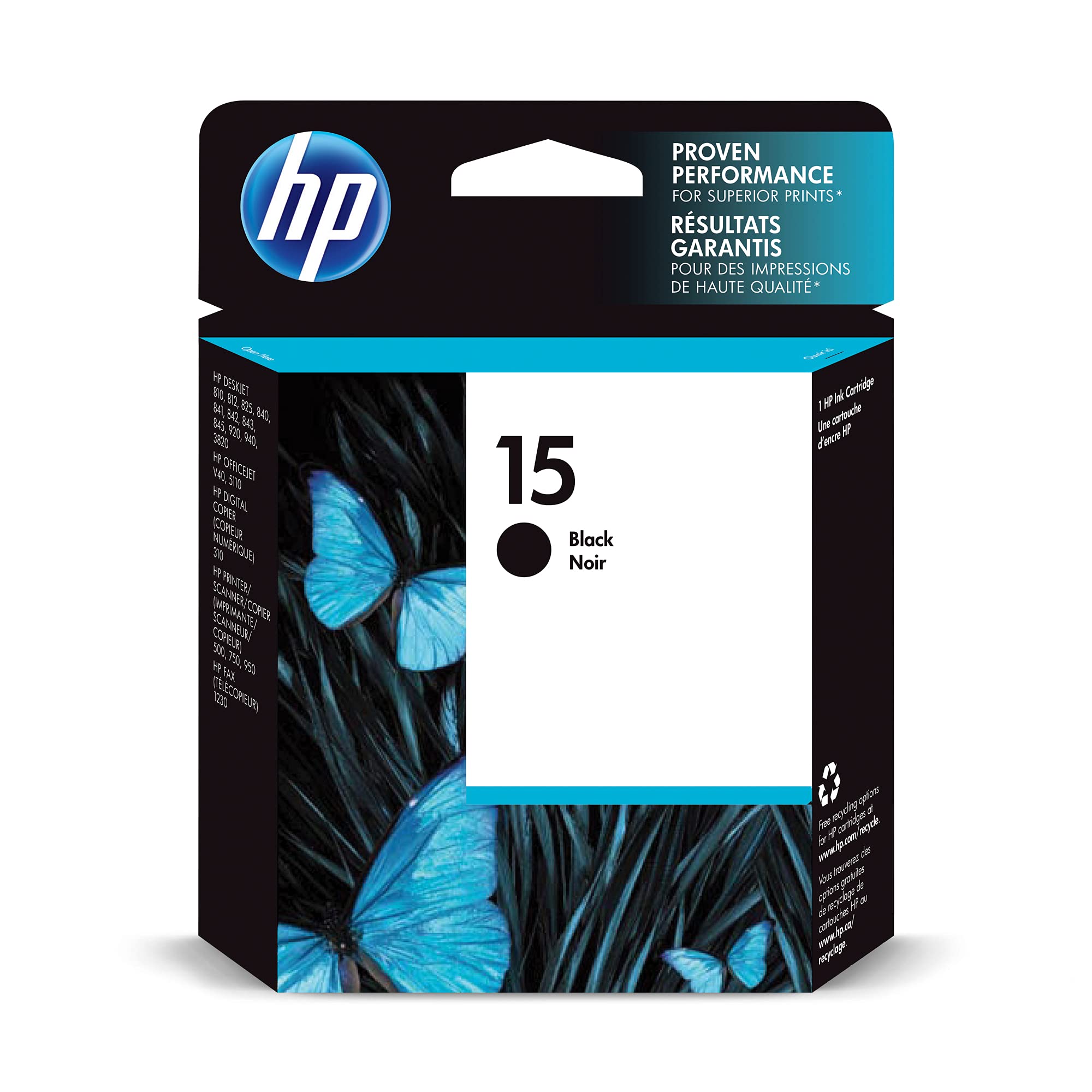 Algopix Similar Product 16 - Original HP 15 Black Ink Cartridge 