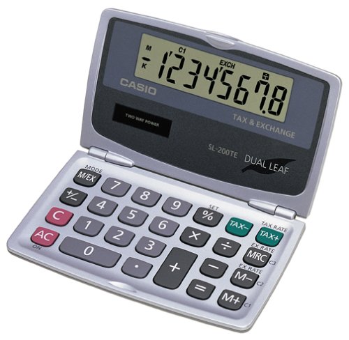 Algopix Similar Product 20 - Casio SL200TE Solar DualLeaf Pocket