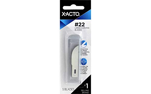 Algopix Similar Product 14 - 5 Count 22 Large Curved Carving Blade