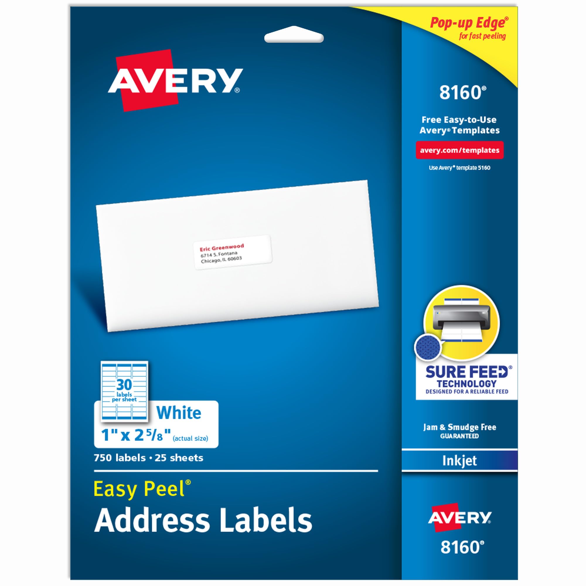 Algopix Similar Product 1 - Avery Easy Peel Printable Address