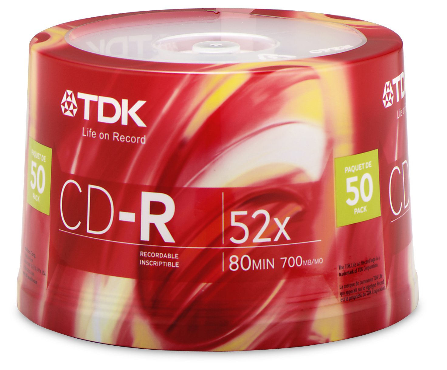 Algopix Similar Product 9 - TDK CDR80CB50 CDR Data 80 Minute
