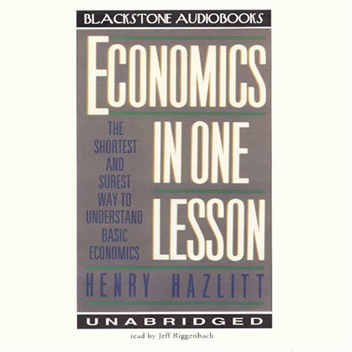 Algopix Similar Product 19 - Economics in One Lesson