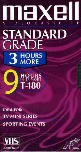 Algopix Similar Product 17 - Maxell 213027 T180 9 Hours Standard
